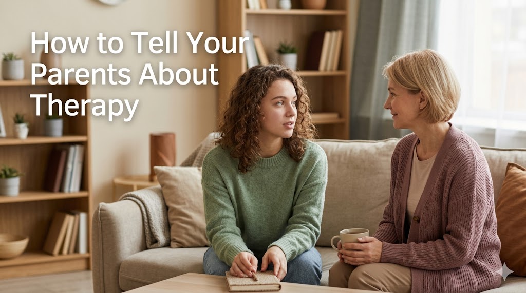 How to Tell Your Parents About Therapy