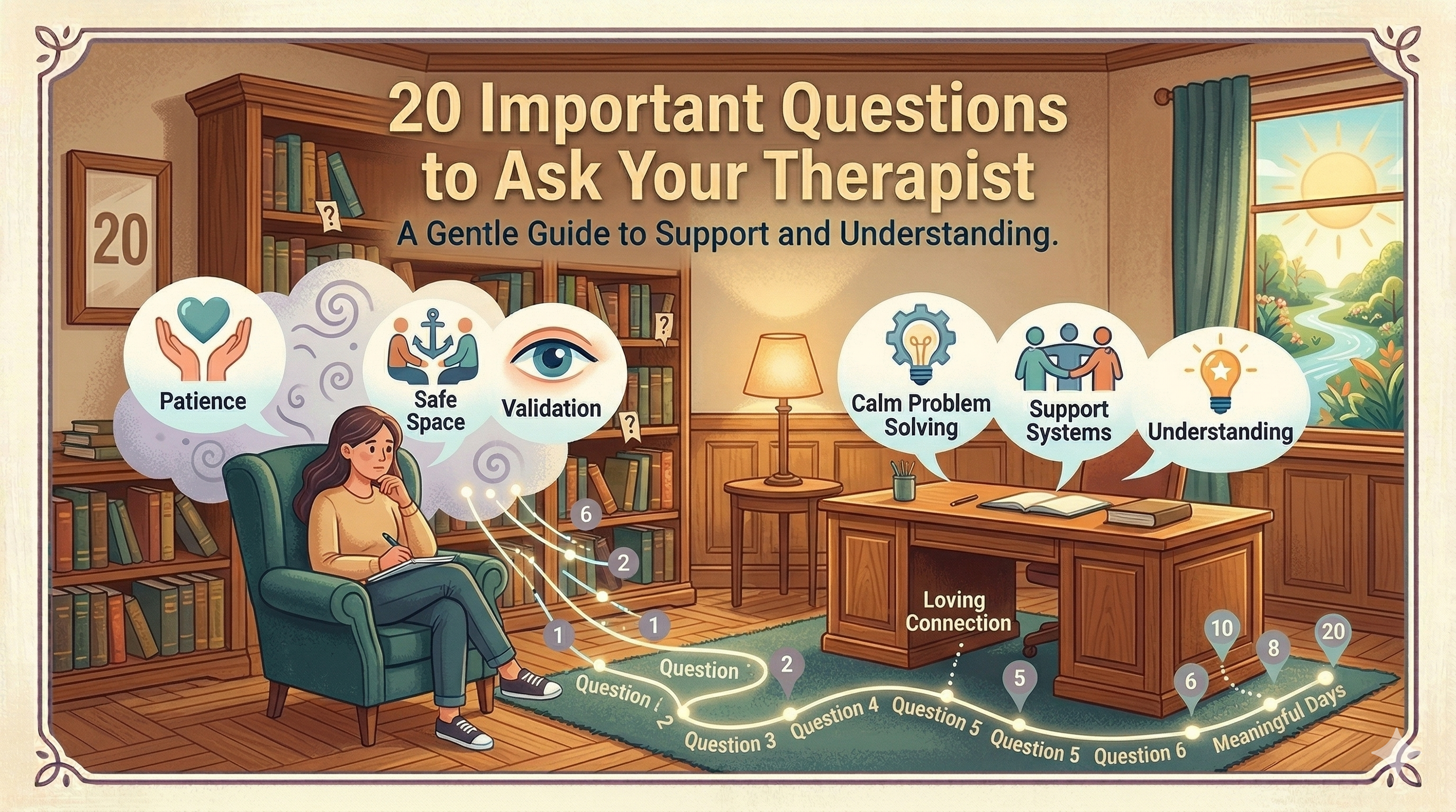 20 Important Questions to Ask Your Therapist