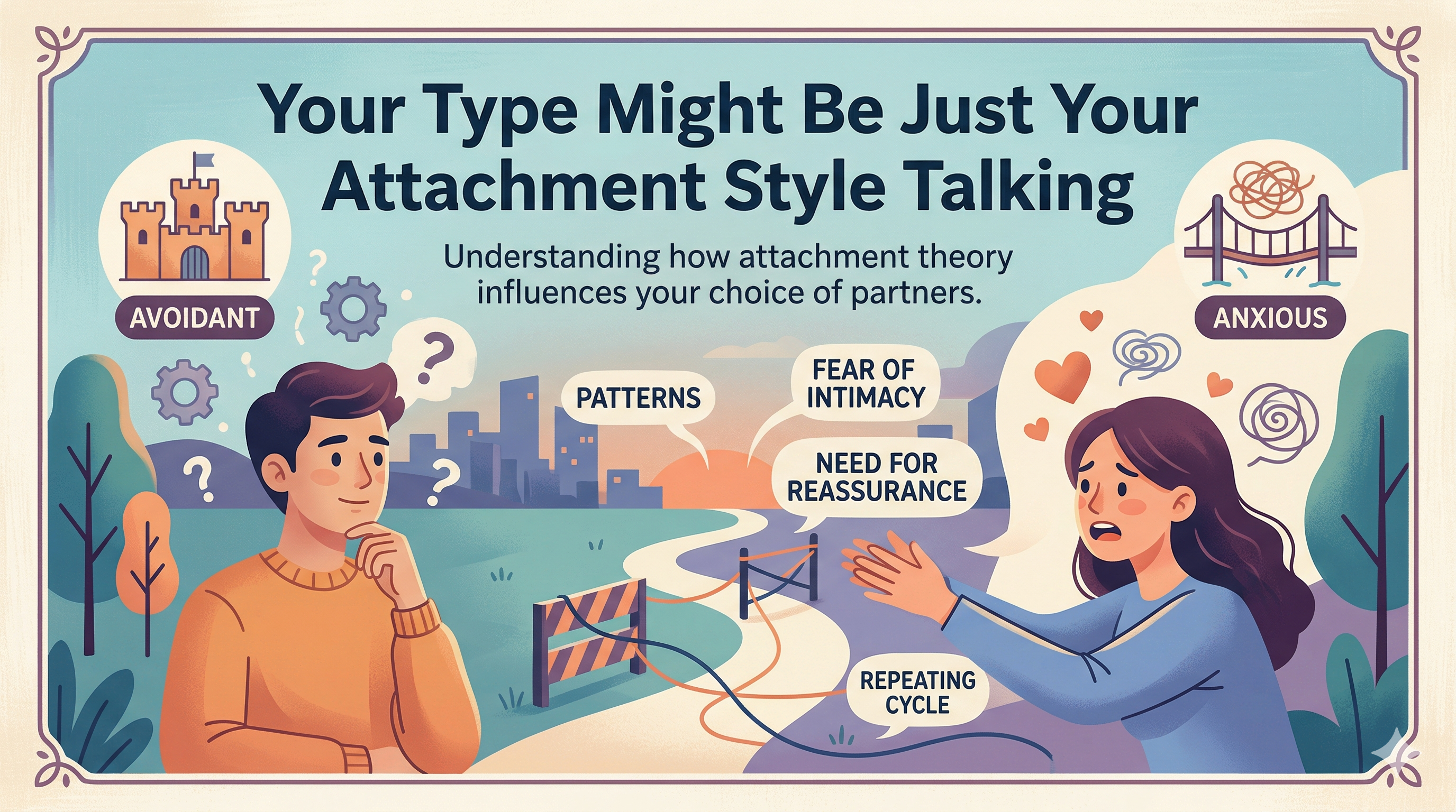 Your Type Might Be Just Your Attachment Style Talking